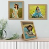 image:imageGolden State Art 4x6 Picture Frames Set of 8 White  Family Frames Set with Plexiglass for Wall or Tabletop Horizontal or Vertical DisplaysBrown
