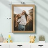 image:imageGolden State Art 4x6 Picture Frames Set of 8 White  Family Frames Set with Plexiglass for Wall or Tabletop Horizontal or Vertical DisplaysBrown
