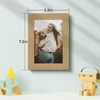image:imageGolden State Art 4x6 Picture Frames Set of 8 White  Family Frames Set with Plexiglass for Wall or Tabletop Horizontal or Vertical DisplaysBrown