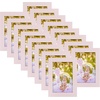 image:imageGolden State Art 4x6 Picture Frames Set of 8 White  Family Frames Set with Plexiglass for Wall or Tabletop Horizontal or Vertical DisplaysPink