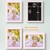 image:imageGolden State Art 4x6 Picture Frames Set of 8 White  Family Frames Set with Plexiglass for Wall or Tabletop Horizontal or Vertical DisplaysPink