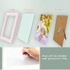 image:imageGolden State Art 4x6 Picture Frames Set of 8 White  Family Frames Set with Plexiglass for Wall or Tabletop Horizontal or Vertical DisplaysPink