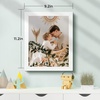 image:imageGolden State Art 4x6 Picture Frames Set of 8 White  Family Frames Set with Plexiglass for Wall or Tabletop Horizontal or Vertical DisplaysWhite