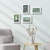 image:imageGolden State Art 4x6 Picture Frames Set of 8 White  Family Frames Set with Plexiglass for Wall or Tabletop Horizontal or Vertical DisplaysWhite