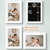 image:imageGolden State Art 4x6 Picture Frames Set of 8 White  Family Frames Set with Plexiglass for Wall or Tabletop Horizontal or Vertical DisplaysWhite