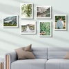 image:imageGolden State Art 4x6 Picture Frames Set of 8 White  Family Frames Set with Plexiglass for Wall or Tabletop Horizontal or Vertical DisplaysWhite