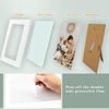 image:imageGolden State Art 4x6 Picture Frames Set of 8 White  Family Frames Set with Plexiglass for Wall or Tabletop Horizontal or Vertical DisplaysWhite