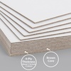 image:imageGolden State Art 5x7 Backing Boards 25 Pack Bright White Backer Boards  4Ply Thickness Cardboard Backing for Picture Frames Art Prints Carfts Photos12x12