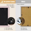 image:imageGolden State Art 5x7 Double Frame Distressed White 1 Pack  High Definition Glass 2 Hinged Photo Frame for Desktop Decorative Folding Family Frames CollagePink