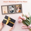 image:imageGolden State Art 5x7 Triple Picture Frame Light Grey Real Glass 1 Pack  Trifold Photo Frame Vertical Display for Desktop  Three Folding Picture CollageGray