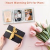 image:imageGolden State Art 5x7 Triple Picture Frame Light Grey Real Glass 1 Pack  Trifold Photo Frame Vertical Display for Desktop  Three Folding Picture CollageSilver