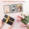 image:imageGolden State Art 5x7 Triple Picture Frame Light Grey Real Glass 1 Pack  Trifold Photo Frame Vertical Display for Desktop  Three Folding Picture CollageLight Gray