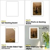 image:imageGolden State Art 5x7 White Backing Board 10 Pack Backer Boards for Prints  4Ply Thickness Uncut Matte Cardboard Ideal for Art Prints Carfts Photos Framing Back support13x19