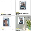 image:imageGolden State Art 5x7 White Backing Board Only 50Pack  4Ply Thick Single Backer Boards for Frame Photo Print100 Pack