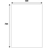 image:imageGolden State Art 5x7 White Backing Board Only 50Pack  4Ply Thick Single Backer Boards for Frame Photo Print100 Pack