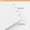 image:imageGolden State Art 5x7 White Backing Board Only 50Pack  4Ply Thick Single Backer Boards for Frame Photo Print50 Pack