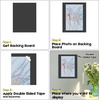 image:imageGolden State Art 6 x 8 White Uncut Mat Boards for Picture Frame 50 Pack  Matte Backing Boards for Art Prints Photos Crafts ArtworksBlack