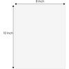 image:imageGolden State Art 6 x 8 White Uncut Mat Boards for Picture Frame 50 Pack  Matte Backing Boards for Art Prints Photos Crafts ArtworksWhite