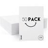 image:imageGolden State Art 6 x 8 White Uncut Mat Boards for Picture Frame 50 Pack  Matte Backing Boards for Art Prints Photos Crafts ArtworksWhite