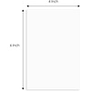 image:imageGolden State Art 6 x 8 White Uncut Mat Boards for Picture Frame 50 Pack  Matte Backing Boards for Art Prints Photos Crafts ArtworksWhite
