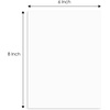 image:imageGolden State Art 6 x 8 White Uncut Mat Boards for Picture Frame 50 Pack  Matte Backing Boards for Art Prints Photos Crafts ArtworksWhite