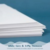 image:imageGolden State Art 6 x 8 White Uncut Mat Boards for Picture Frame 50 Pack  Matte Backing Boards for Art Prints Photos Crafts ArtworksWhite
