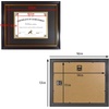 image:imageGolden State Art 8x10 Diploma Frame for 6x8 Picture WhiteGold Double Mat  Real Glass Black Gold amp Burgundy Color Photo Frame Fits 6x8 Document Certificate Picture Wall Mount or TabletopDouble Mat BlackGold