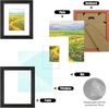 image:imageGolden State Art 8x10 Green Picture Frame White Mat for 5x7 Plexiglass  Fits 5x7 Photo Art Poster or Print Display White Mat AcrylicBlack