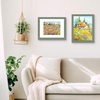 image:imageGolden State Art 8x10 Green Picture Frame White Mat for 5x7 Plexiglass  Fits 5x7 Photo Art Poster or Print Display White Mat AcrylicGreen