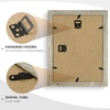 image:imageGolden State Art 9x12 Picture Frame Blue Set of 3  with Mat for 6x8 Picture Shatter Resistant Plexiglass  Engineered Wood Wall Photo FramesBlue