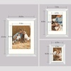 image:imageGolden State Art Gallery Wall Frames 11x14 8x10 5x7 Multiple Photo Frames Collage for Wall or Tabletop Displays with Mat or Without Mat White 7 PackSilver