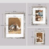 image:imageGolden State Art Gallery Wall Frames 11x14 8x10 5x7 Multiple Photo Frames Collage for Wall or Tabletop Displays with Mat or Without Mat White 7 PackWeathered White