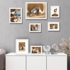 image:imageGolden State Art Gallery Wall Frames 11x14 8x10 5x7 Multiple Photo Frames Collage for Wall or Tabletop Displays with Mat or Without Mat White 7 PackWhite
