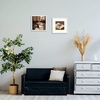 image:imageGolden State Art Picture Frame to Display Photos with Ivory Mat Swivel Tabs Glass Wide Molding Collage Square Frames Wall Display  HorizontalVertical White 12x12 Frame for 8x8 Photo 9PackWhite