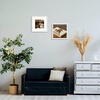 image:imageGolden State Art Picture Frame to Display Photos with Ivory Mat Swivel Tabs Glass Wide Molding Collage Square Frames Wall Display  HorizontalVertical White 12x12 Frame for 8x8 Photo 9PackWhite