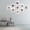 image:imageGolden State Art Picture Frame to Display Photos with Ivory Mat Swivel Tabs Glass Wide Molding Collage Square Frames Wall Display  HorizontalVertical White 12x12 Frame for 8x8 Photo 9PackWhite