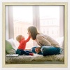 image:imageGolden State Art Set of 12 Two Color Molding Picture Frame Integrated with Easel and Sawtooth Hangers Great for Baby Pictures Weddings Portraits White and Beige 8x8Natural  White