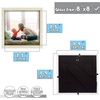 image:imageGolden State Art Set of 12 Two Color Molding Picture Frame Integrated with Easel and Sawtooth Hangers Great for Baby Pictures Weddings Portraits White and Beige 8x8Natural  White