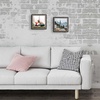 image:imageGolden State Art Set of 12 Two Color Molding Picture Frame Integrated with Easel and Sawtooth Hangers Great for Baby Pictures Weddings Portraits White and Beige 8x8Grey  Black