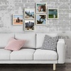 image:imageGolden State Art Set of 12 Two Color Molding Picture Frame Integrated with Easel and Sawtooth Hangers Great for Baby Pictures Weddings Portraits White and Beige 8x8Natural  White