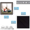 image:imageGolden State Art Set of 12 Two Color Molding Picture Frame Integrated with Easel and Sawtooth Hangers Great for Baby Pictures Weddings Portraits White and Beige 8x8Grey  Black