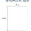 image:imageGolden State Art Uncut Mat Board 10 Pack 8x10 White Matboards for Framing  4Ply Thick Cardboard Backing for Art Prints Photos Pictures Artworks10 Pack