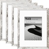 image:image12x16 Picture Frame Set of 4 Display 85x11 Photo with Mat or 12x16 Art Print without Mat Made of Engineered Wood Covered by Plexiglass Grey Picture Frames Collage Wall Decor Gallary Wall Frame  12x16 Poster Frame Made of Engineered Wood Covered by Plexiglass Grey Picture Frames Collage Wall Decor Gallary Wall FrameRustic White