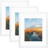 image:imageGolden State Art 16x20 Wall Picture Frame with Mat to Display 11x14 Photos Black 6PackWhite