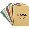 image:imageGolden State Art 20 Pack 11x14 Uncut Photo Mat Matboards Assortment Color  Uncut Mats for Prints Framing Backing DIY Projects Presentation Boards Art CraftsAssorted Colors