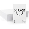image:imageGolden State Art 6 x 8 White Uncut Mat Boards for Picture Frame 50 Pack  Matte Backing Boards for Art Prints Photos Crafts ArtworksWhite