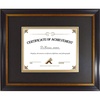 image:imageGolden State Art 8x10 Diploma Frame for 6x8 Picture WhiteGold Double Mat  Real Glass Black Gold amp Burgundy Color Photo Frame Fits 6x8 Document Certificate Picture Wall Mount or TabletopDouble Mat BlackGold