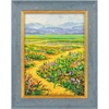 image:imageGolden State Art 8x10 Ornate Picture Frame Plexiglass Blue with Gold Color  Acrylic Front Fits 8x10 Photo Art Poster or Print Display Ornate Vintage Finish Photo FrameBlue with Gold