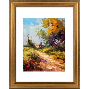 image:imageGolden State Art 11x14 Black amp Gold Trim Picture Frame White Mat for 8x10  Real Glass Fits 8x10 Photo Art Poster or Print Display Finish Black with Burgundy amp Gold Trim ColorDark Gold