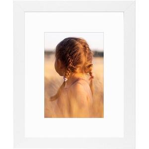 image:imageGolden State Art 16x24 Blue Picture Frame Mat for 12x18 Real Glass  Wall Mount Display Horizontally or Vertically Photo Art Poster or Print Display Blue Frame FinishWhite